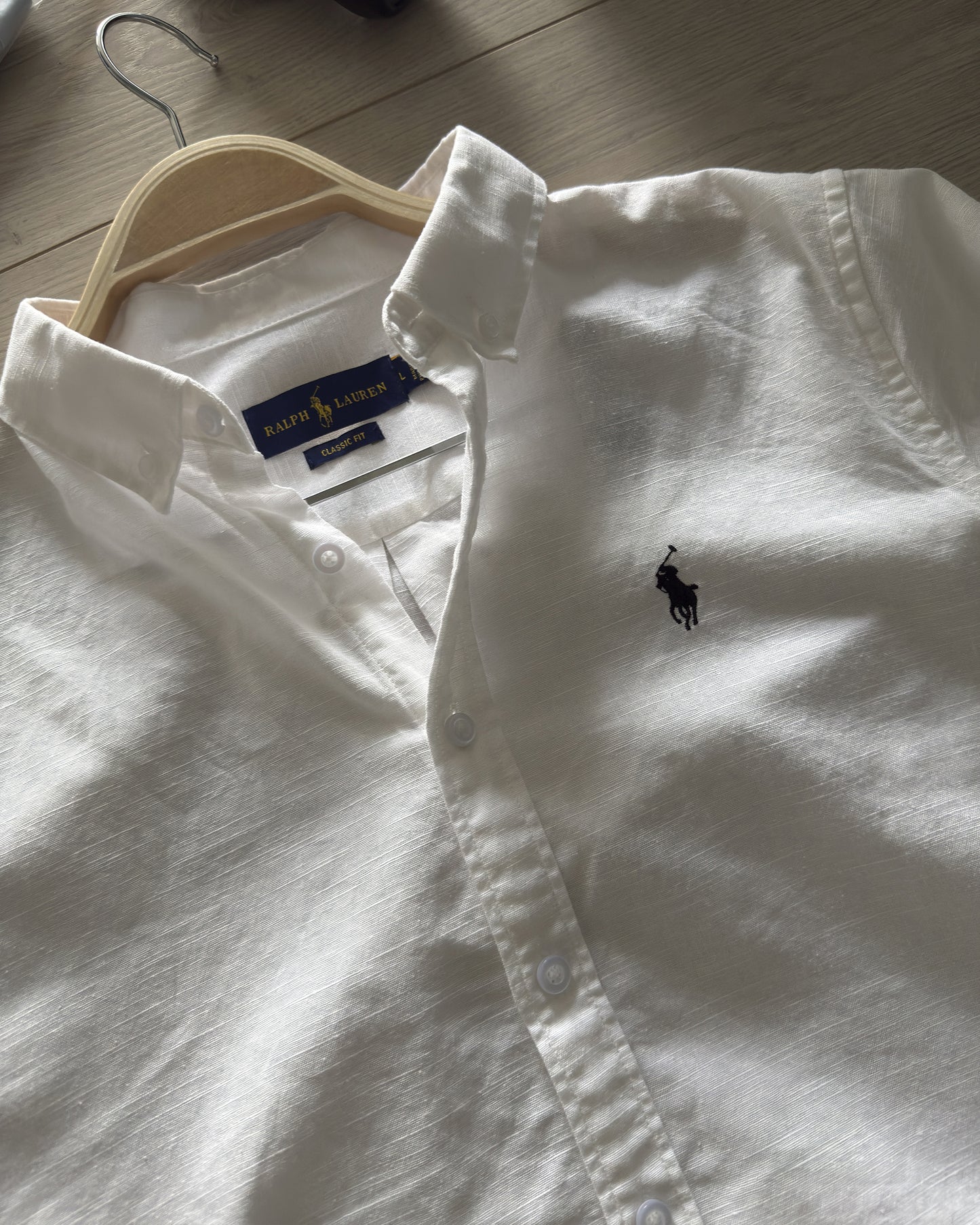 White Piqué Polo Shirt