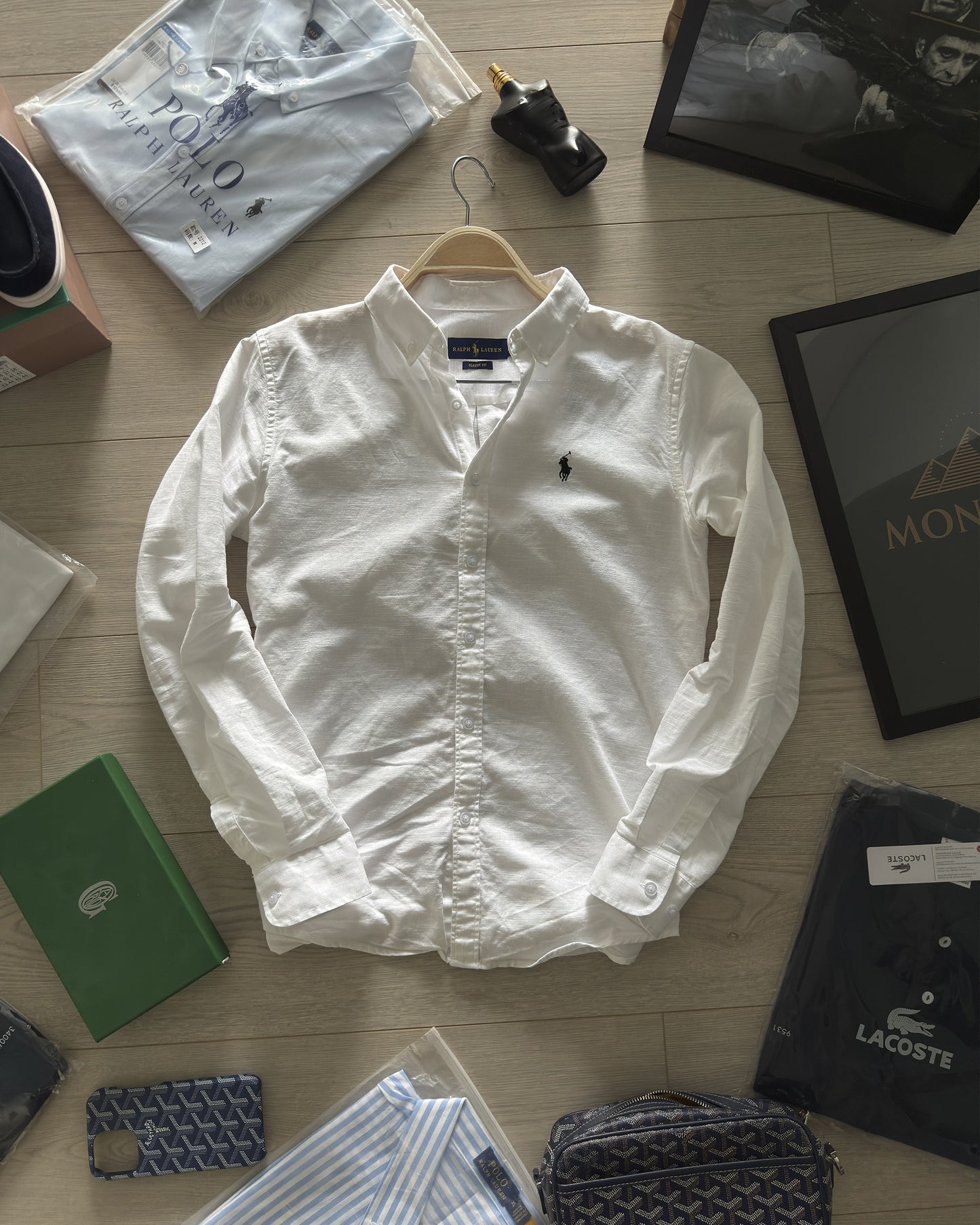 White Piqué Polo Shirt