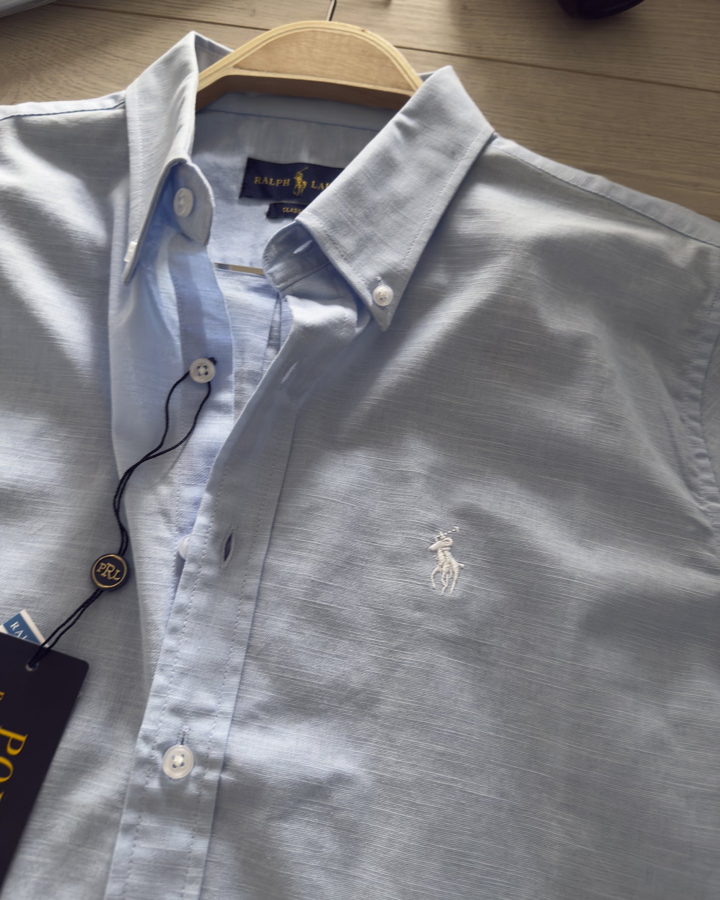 Light Blue Piqué Polo Shirt