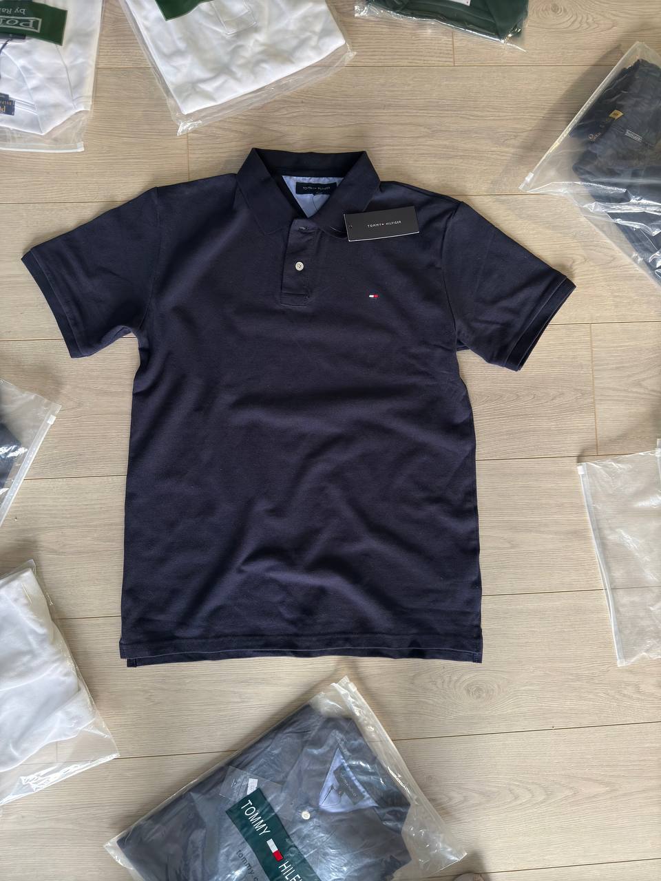 Tommy Hilfiger Classic Polo — White & Navy