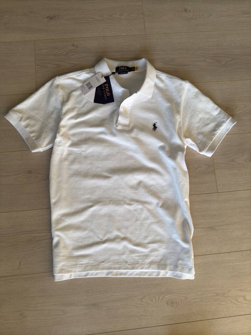 Ralph Lauren Classic Polo — White & Navy
