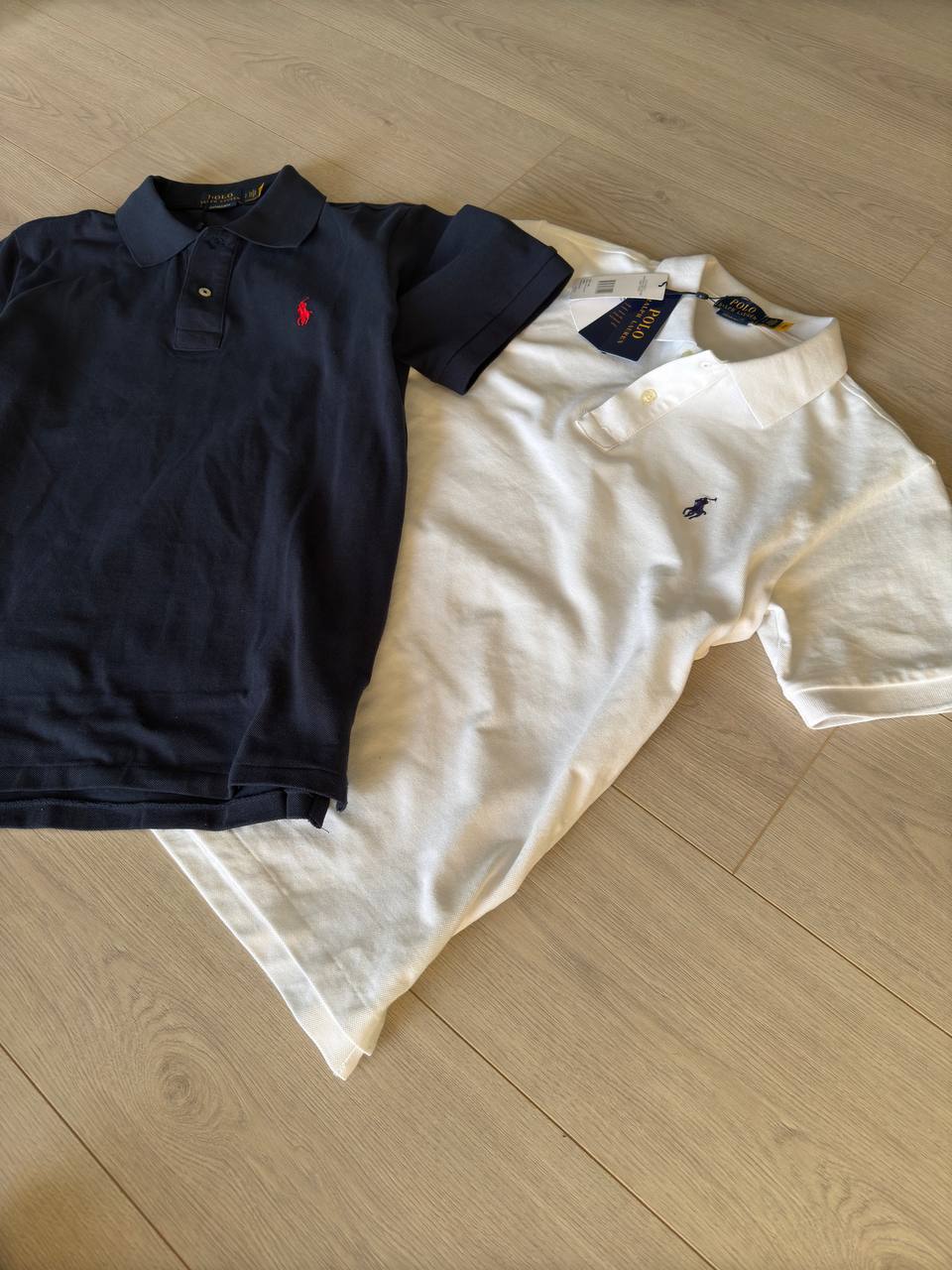 Ralph Lauren Classic Polo — White & Navy