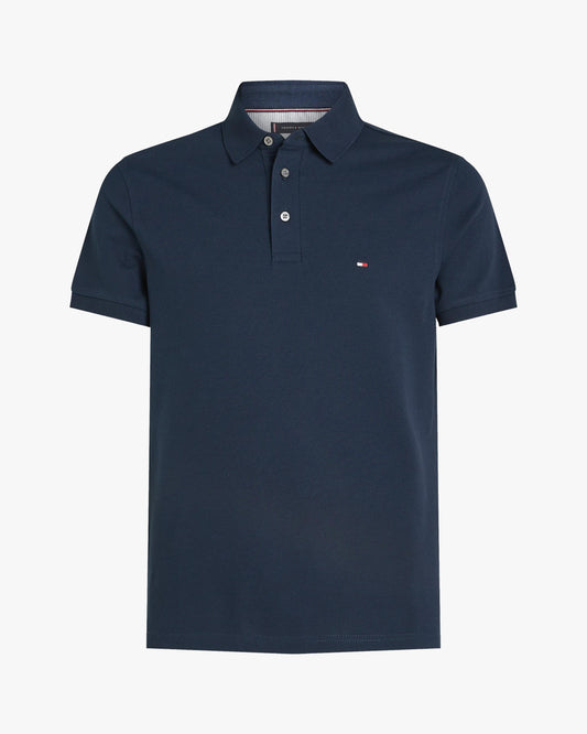 Tommy Hilfiger Classic Polo — White & Navy