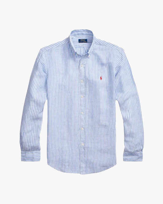 Striped Piqué Polo Shirt