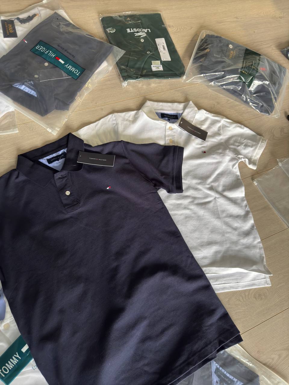 Tommy Hilfiger Classic Polo — White & Navy